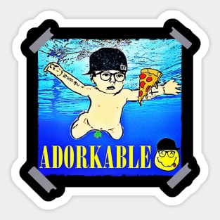 Adorkable Album Cover Sticker